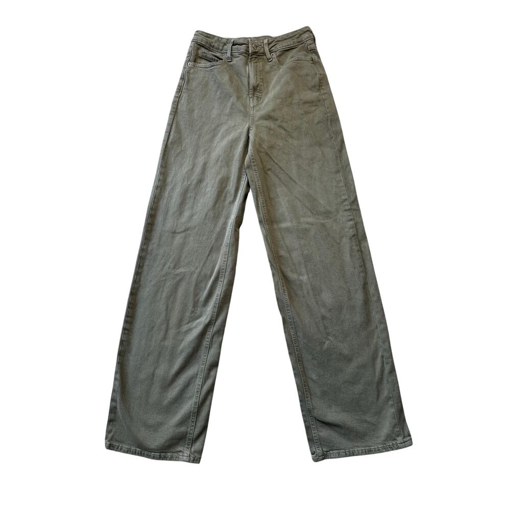 OLD NAVY EXTRA HIGH RISE, SKY-HIGH, WIDE LEG, Womans Jeans/Pants, 2 TALL/LONG